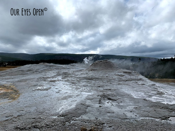 Lions Geyser, on the grounds of Old Faithful, Yellowstone National Park, Wyoming
