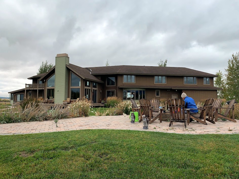 Fire Pit at DreamCatchers Bed and Breakfast in Victor, Idaho.