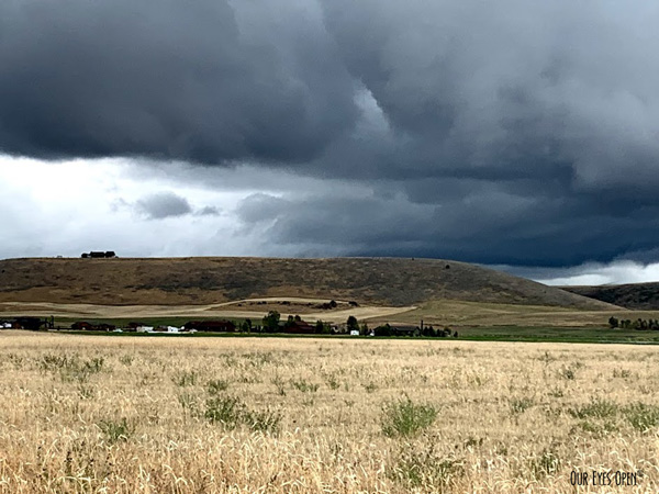 Storm clouds in Idaho.